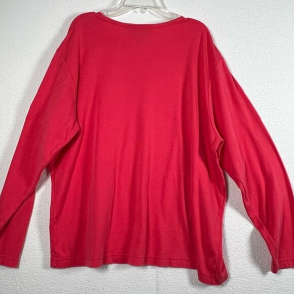 Lane Bryant Designs & Co Womens Pullover Ribbed Top Long Sleeve Plus Size 18/20 - Picture 3 of 5